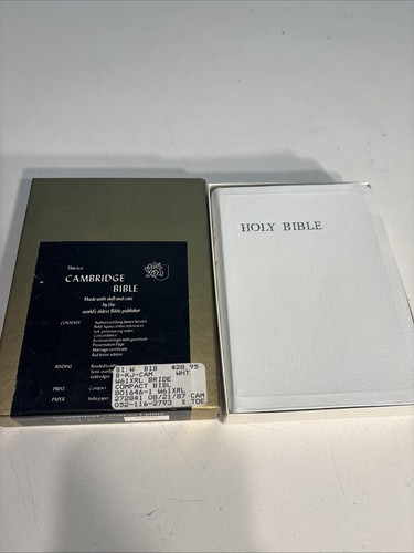 Vtg kjv cambridge bible - cambridge,