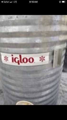 1960 igloo gal cooler - 10,