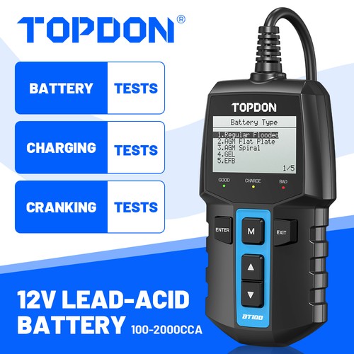Topdon car battery - car, 12v
