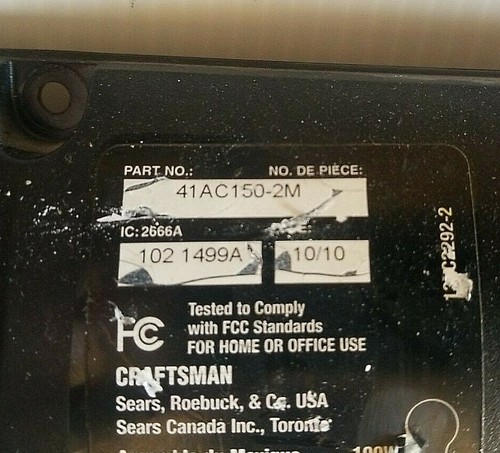 Sears craftsman 41ac150 - sears,