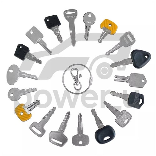 Forklift ignition key set - ignition,