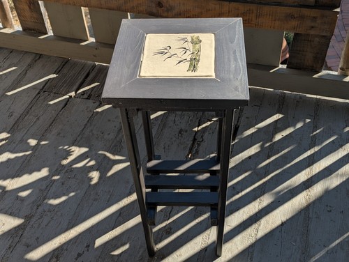 Side table handcrafted - side,