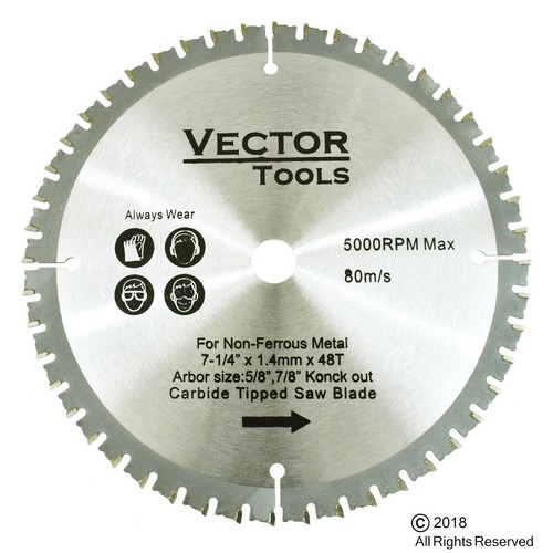 Carbide tipped metal cutting - tipped,