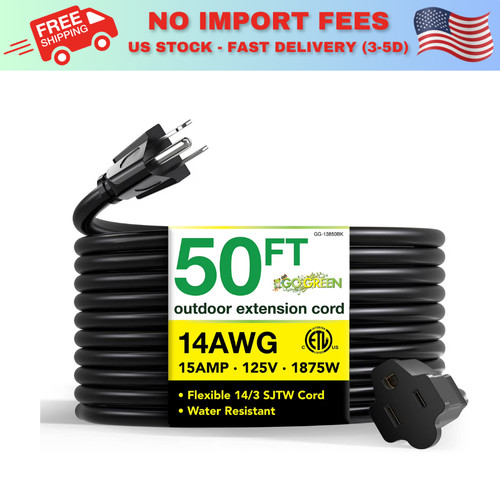 13850bk heavy duty - 14/3, 50'
