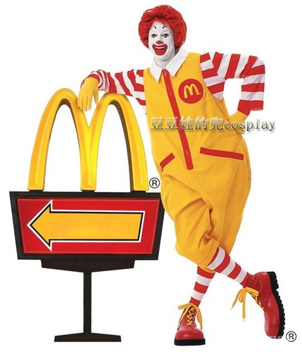 Ronald mcdonald cosplay - mcdonald,