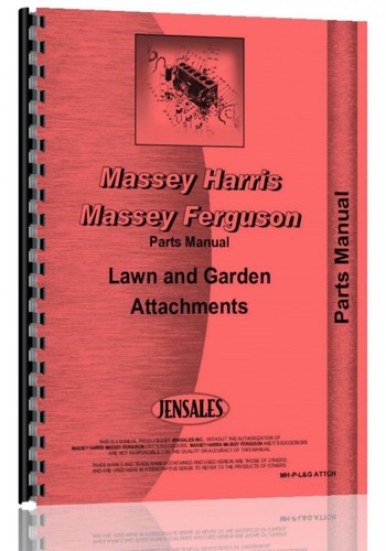 Parts manual massey ferguson - manual,