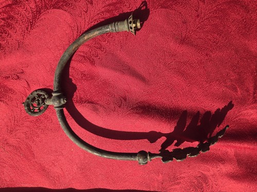 Antique gas lamp bridge - gas,