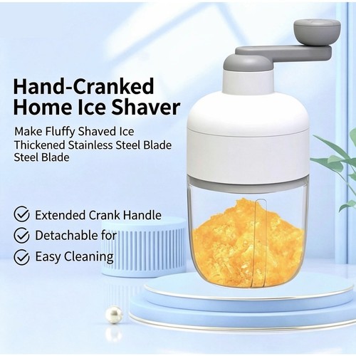 Manual ice shaver hand crank - ice,