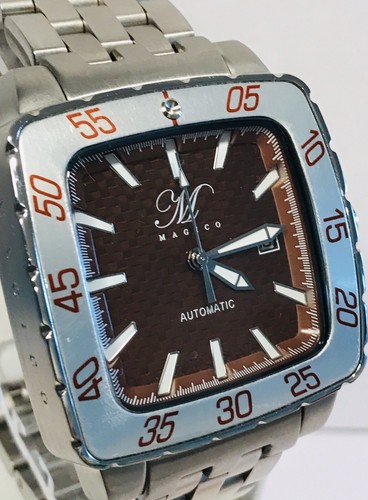 42mm auto brown - brown, fiber