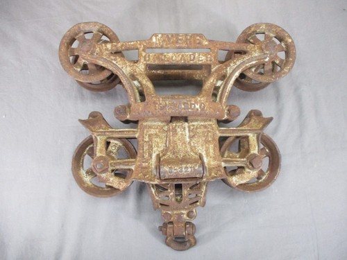 Antique myer unloader cast - myer's,