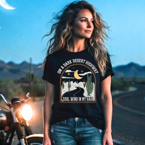 Dark desert highway - desert,