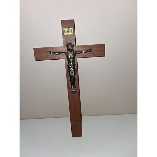 Vintage crucifix wall cross - vintage,