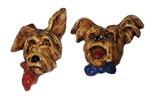 Vintage scottie dog head - scottie,