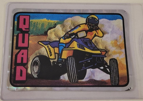 Quad racing wheeler rider - quad, 4-wheeler