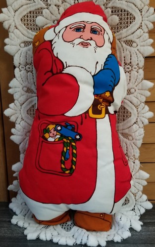 Christmas santa pillow - christmas, 17"