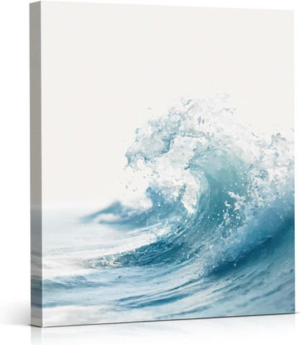 Coastal ocean wave wall art - coastal,
