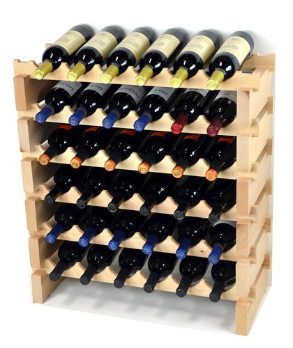 Modular stackable wine rack - stackable,