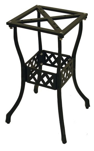 Black table base heavy - table, cast