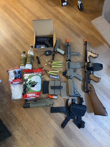 Lot used airsoft - of, guns