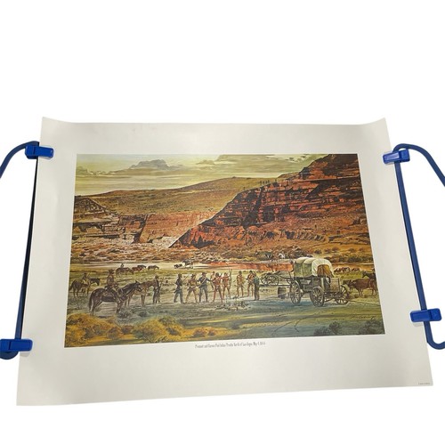 Vtg old west - west, poster