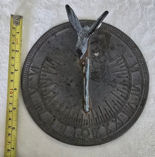 Hummingbird sundial 4 - sundial, 6-3/4"