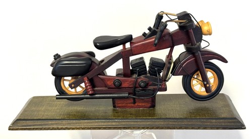 Wooden model motorcycle bike - wooden,