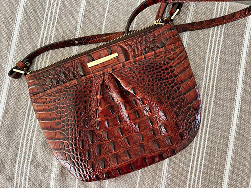 Brahmin pecan melbourne croc - brahmin,