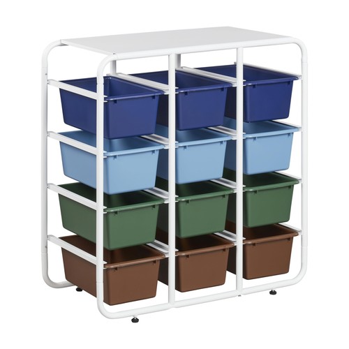 Tier storage rack - storage, 12