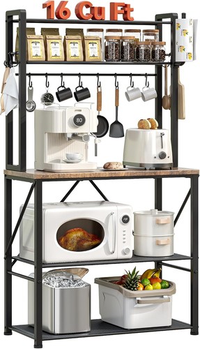 Coffee bar bakers rack - coffee,