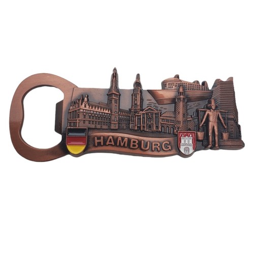 Hamburg souvenir magnet - hamburg,