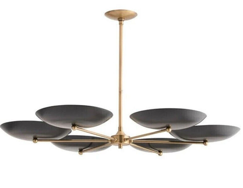 Brass chandelier light fixture - brass,