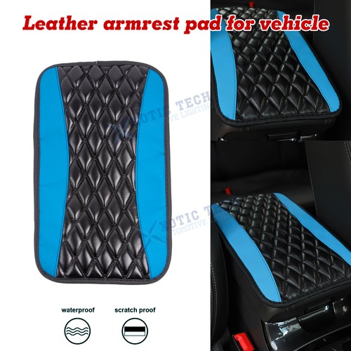 Black blue rhombus - blue, armrest