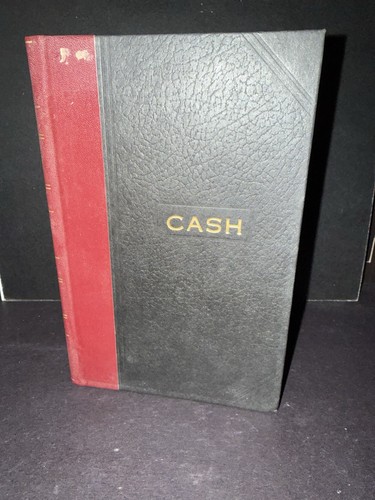 Vintage ledger cash book - cash,