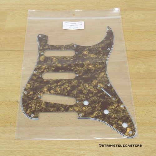 Stratocaster pickguard gold - pickguard,
