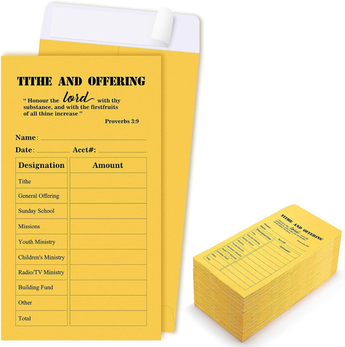 200 pcs tithes and offering - pcs,
