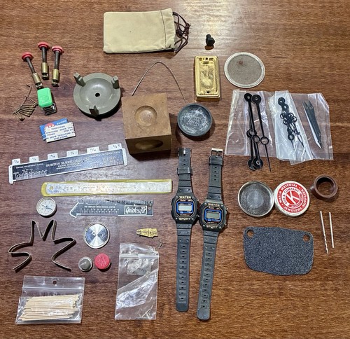 Clock watchmaker tools - &,