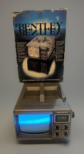 Vtg bentley 100c portable - portable, 5"