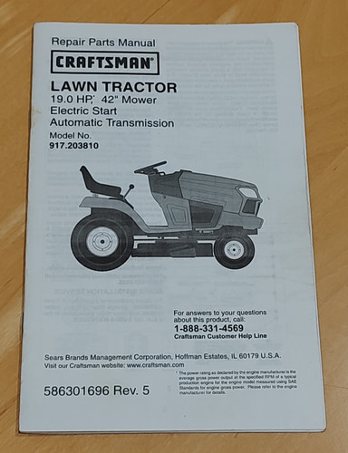 Craftsman lawn tractor - craftsman,