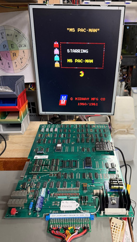 Midway pac man video - ms.,