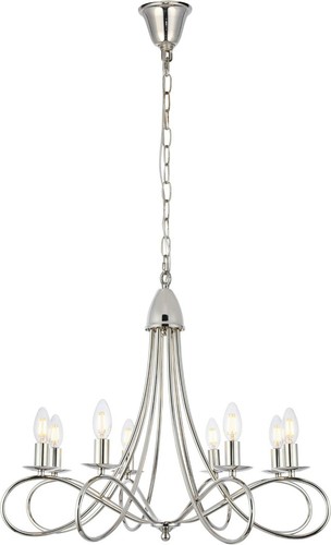 Chandelier polished nickel - polished,