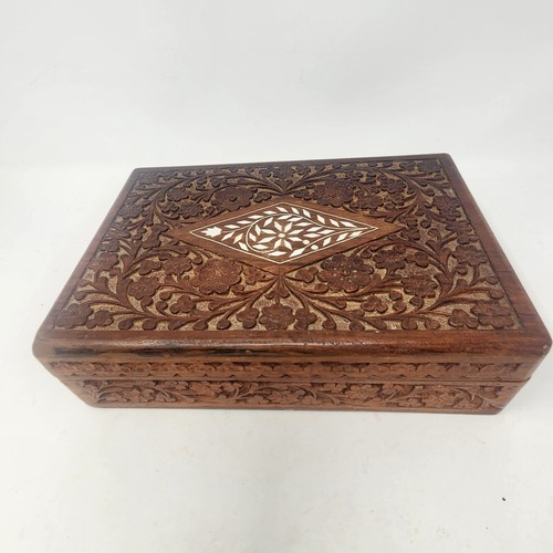Vintage hand carved wooden - carved,