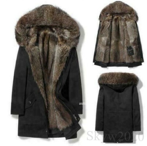 Mens mink fur lined long - mens,