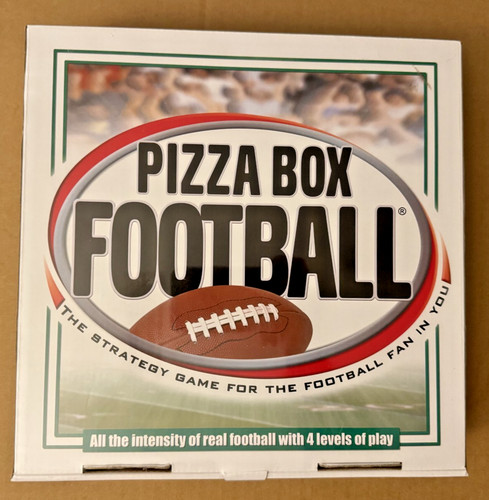 Pizza box football board - box,