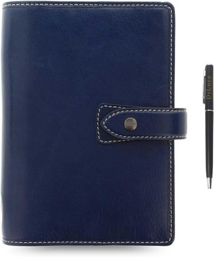 Filofax malden navy leather - filofax,