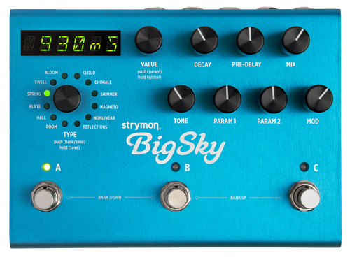 Strymon bigsky reverb pedal - bigsky,