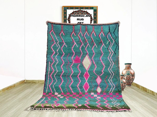 Moroccan geometric berber - berber, wool