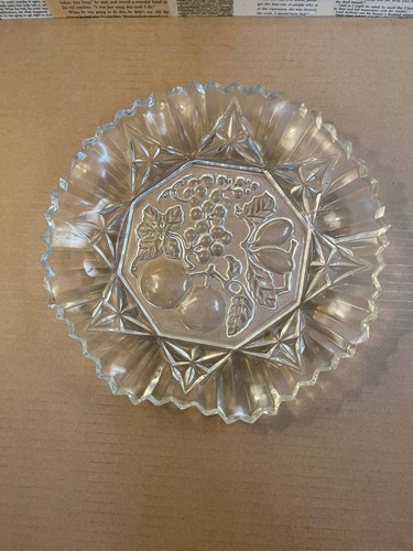 Vintage pressed glass fruit - pressed,