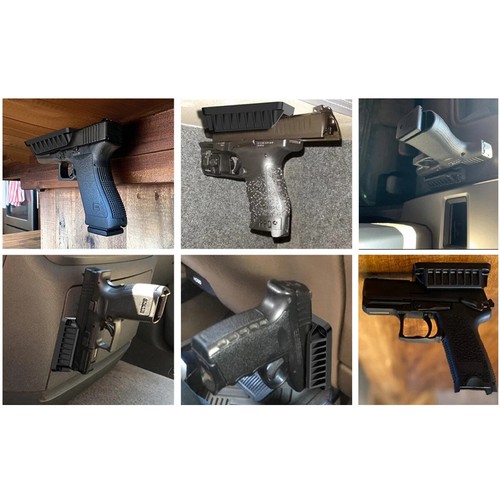Gun magnet mount pistol holder - magnet,