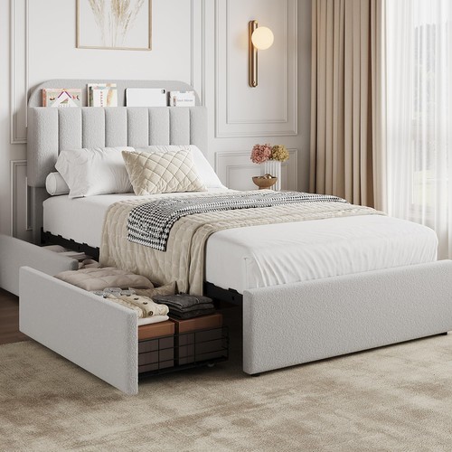 Twin size bed - bed, frame