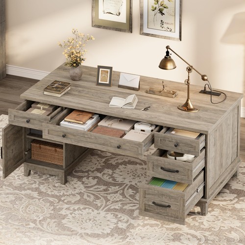 Farmhouse executive desk - desk, home